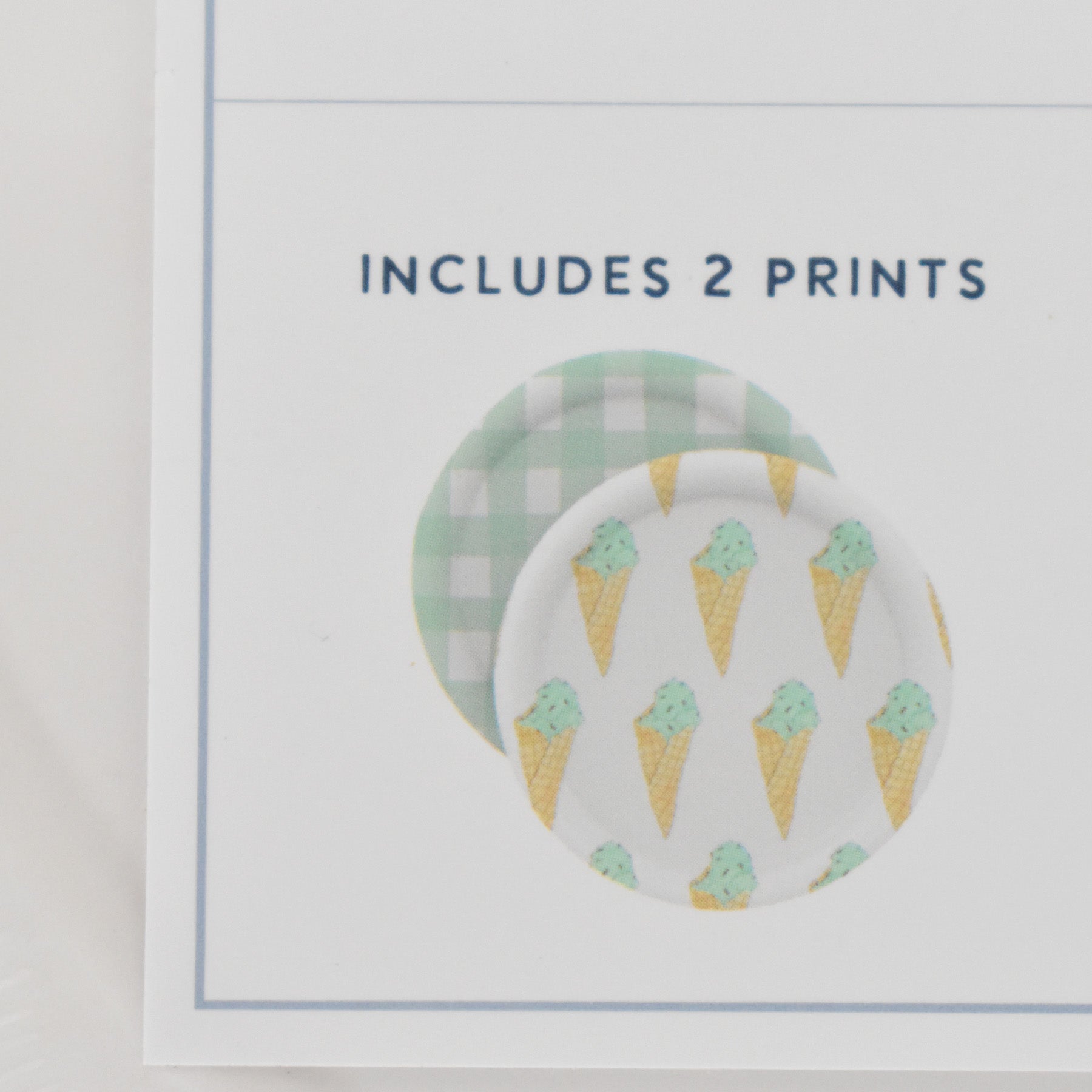 Mint Gelato Paper Dessert Plates by Sara Fitz