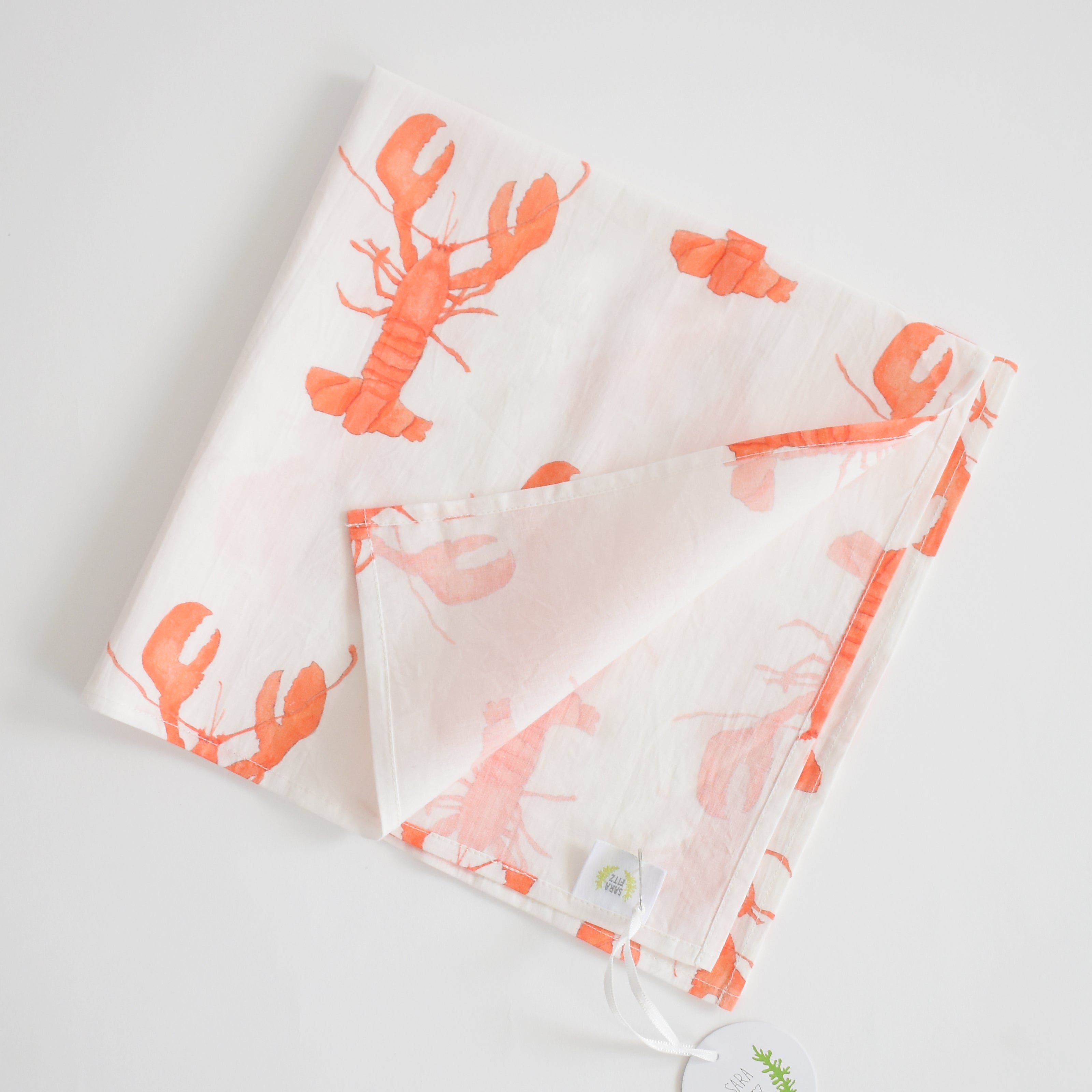 Lobster Napkins by Sara Fitz