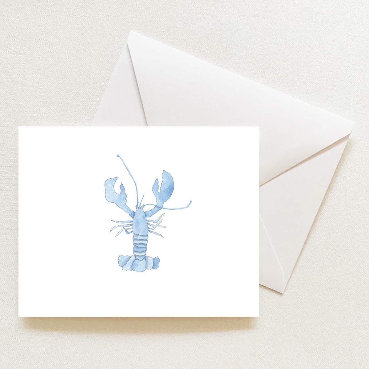 Blue Lobster Note Card