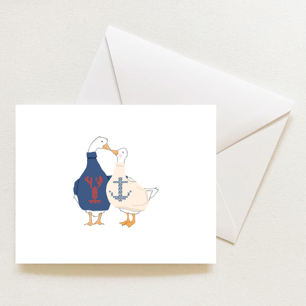 Coastal Geese Note Card