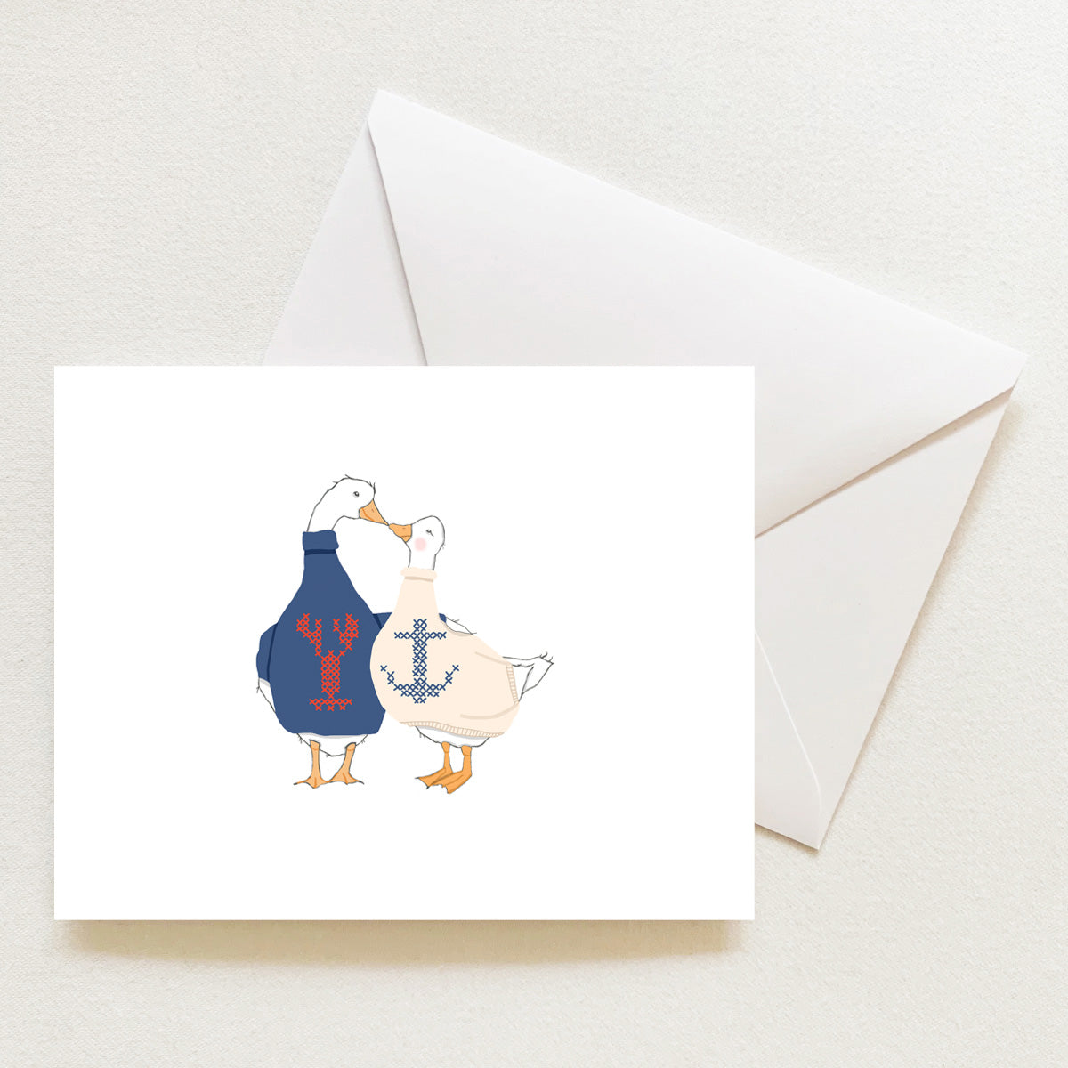 Coastal Geese Note Card