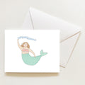 Mermaid Note Card by Sara Fitz