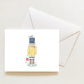Nautical Nutcracker Note Card by Sara Fitz