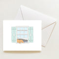 Pup in a Window Note Card