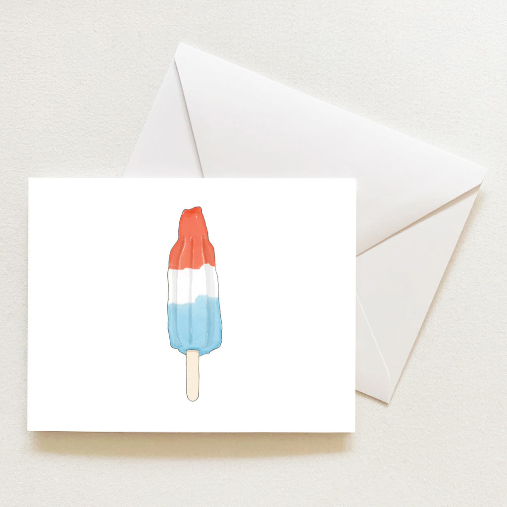 Popsicle Note Card by Sara Fitz