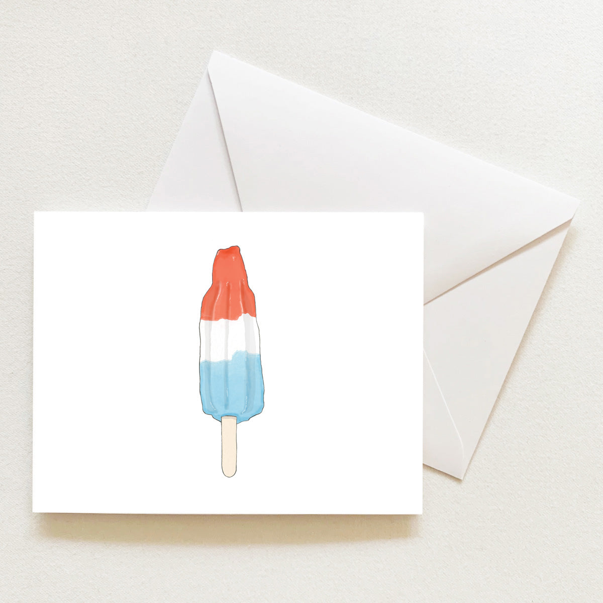 Popsicle Note Card by Sara Fitz