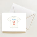 Maine Tee Note Card by Sara Fitz
