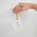 Santa Gull Ornament by Sara Fitz