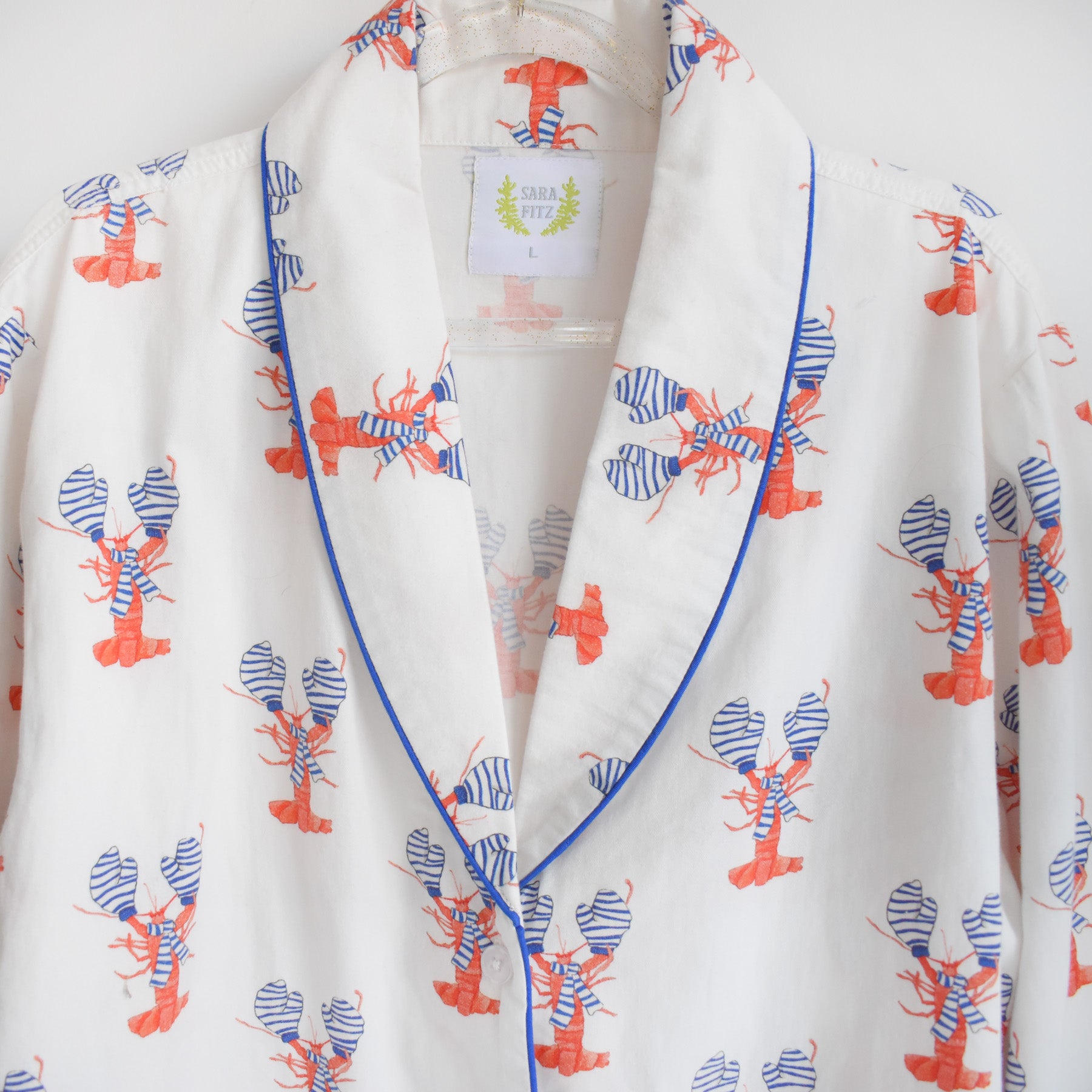 Cozy Lobster Pajama Set by Sara Fitz