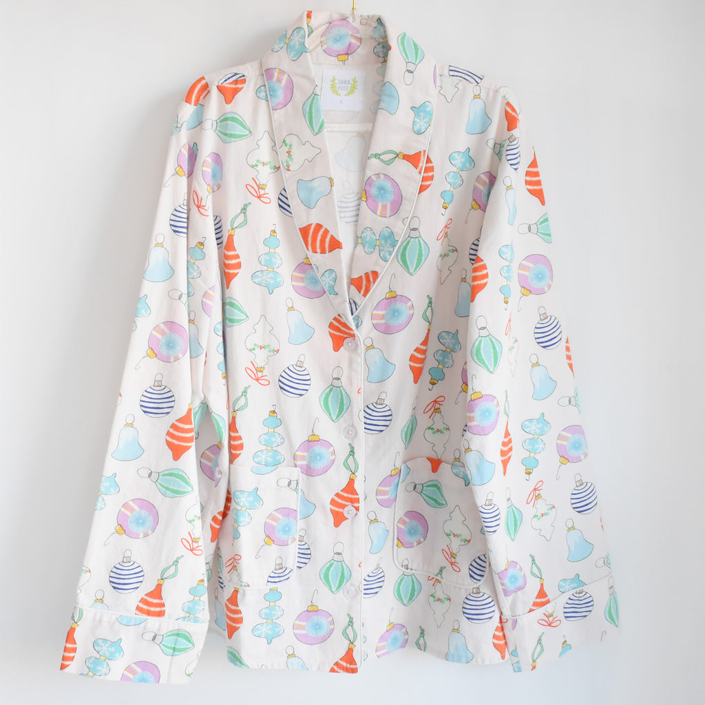 Vintage Ornament Pajama Set by Sara Fitz