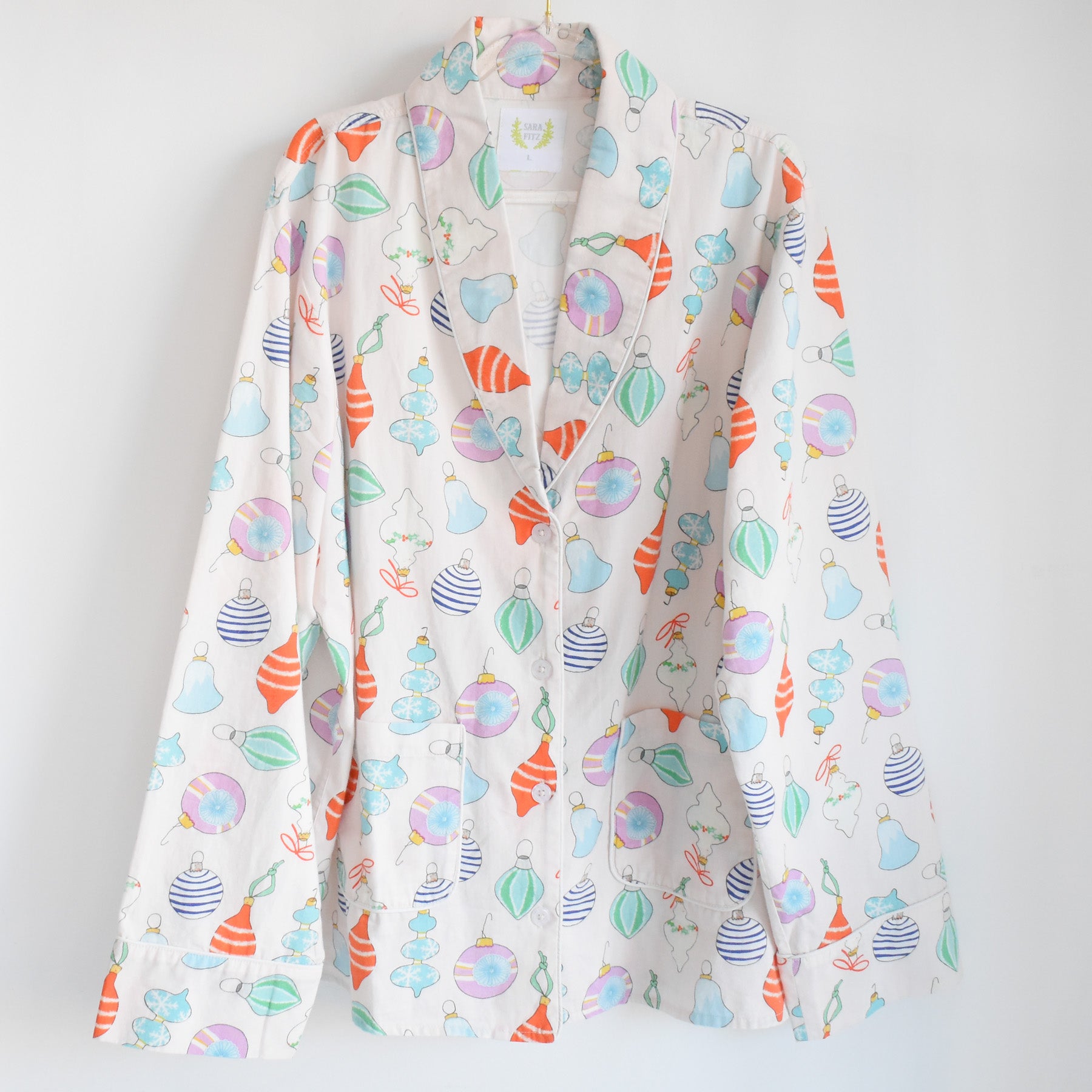 Vintage Ornament Pajama Set by Sara Fitz