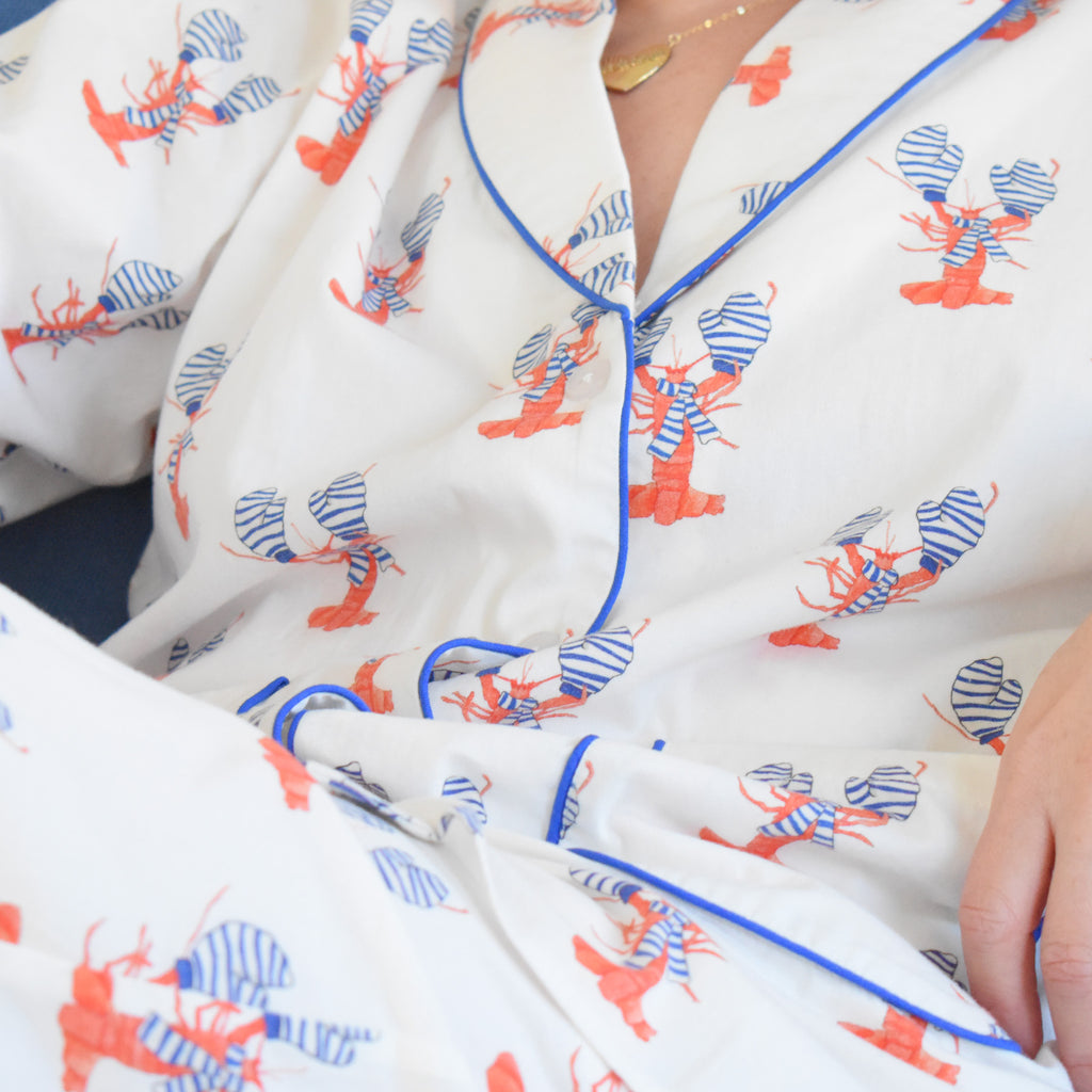 Cozy Lobster Pajama Set by Sara Fitz