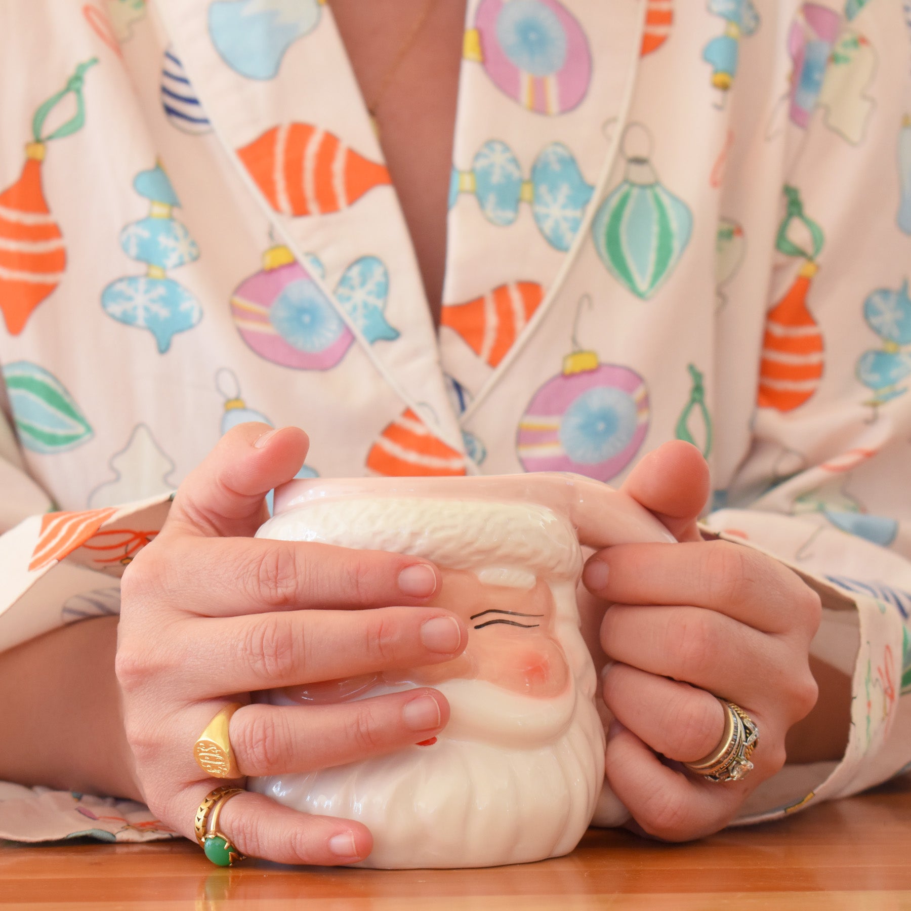 Vintage Ornament Pajama Set by Sara Fitz