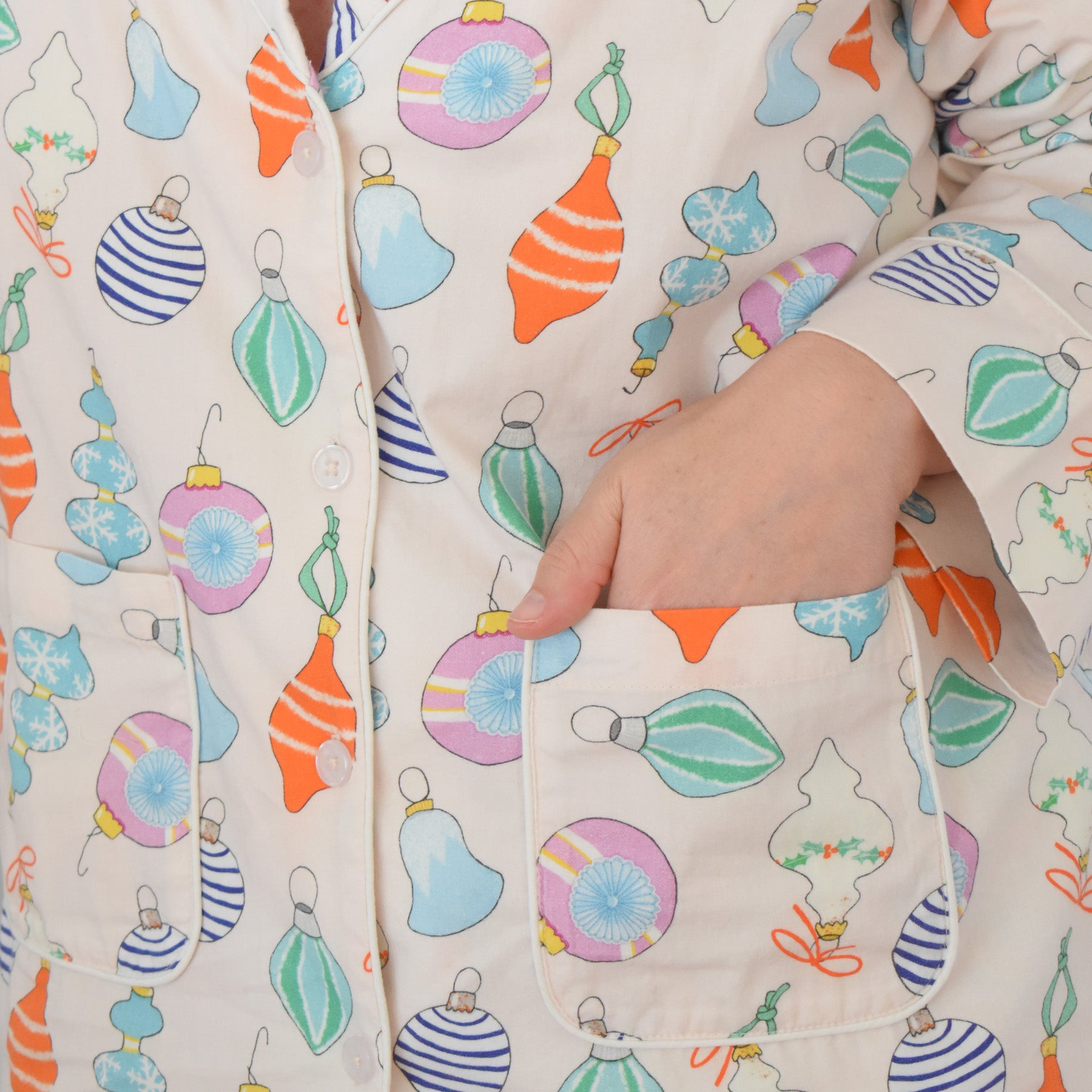 Vintage Ornament Pajama Set by Sara Fitz