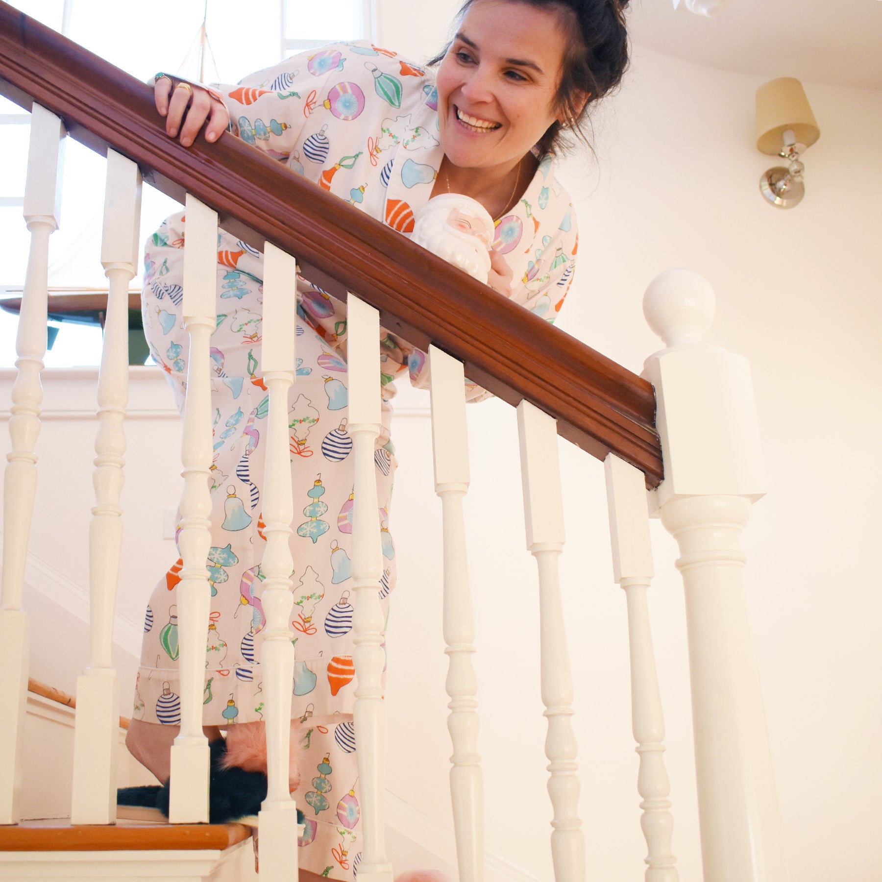 Vintage Ornament Pajama Set by Sara Fitz