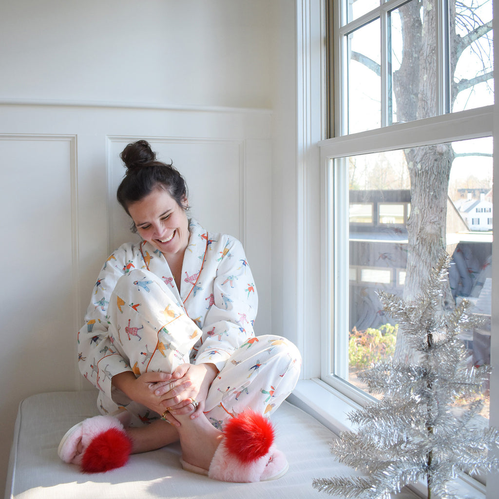 Snow Angels Pajama Set by Sara Fitz