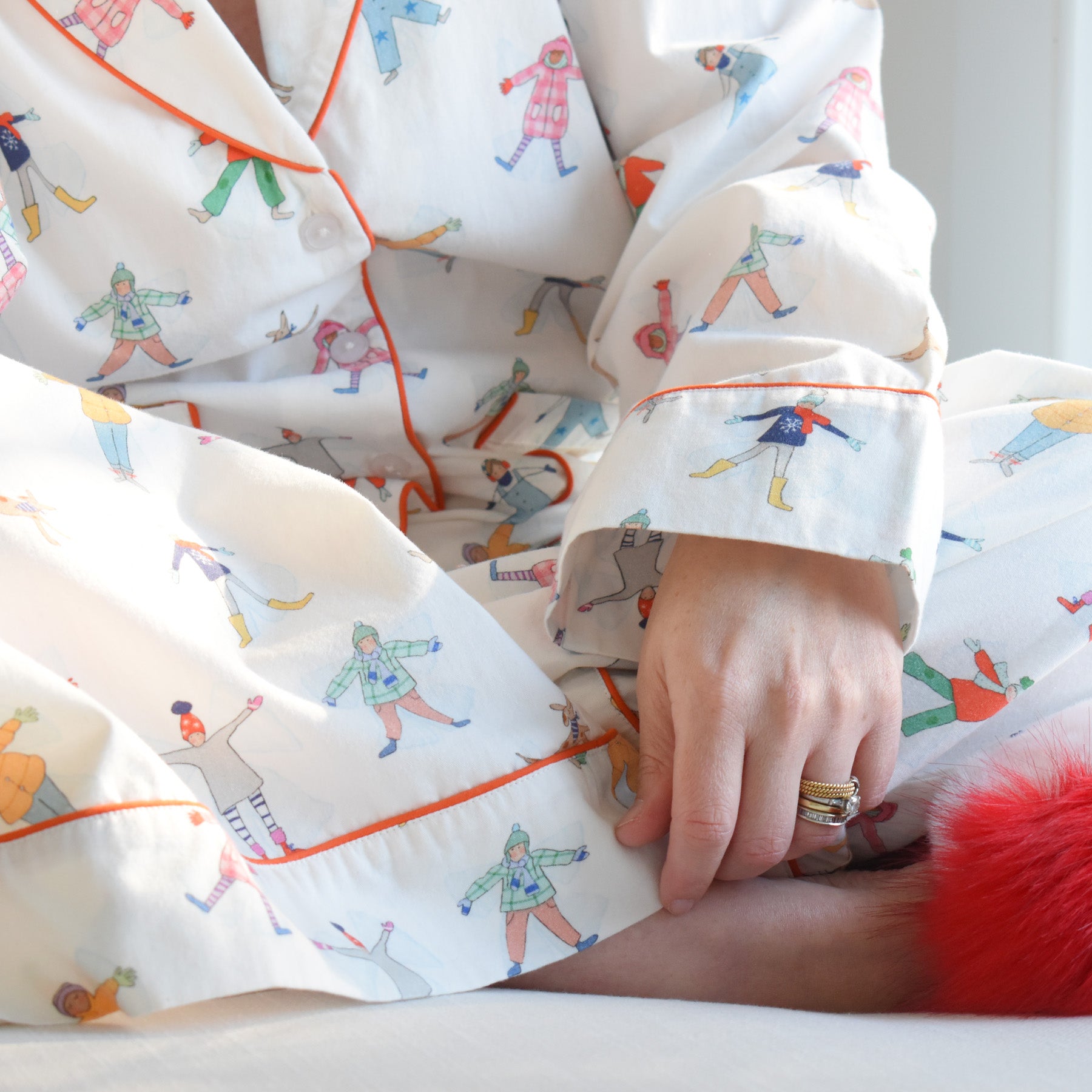 Snow Angels Pajama Set by Sara Fitz