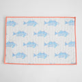 Blue Fish Placemats by Sara Fitz