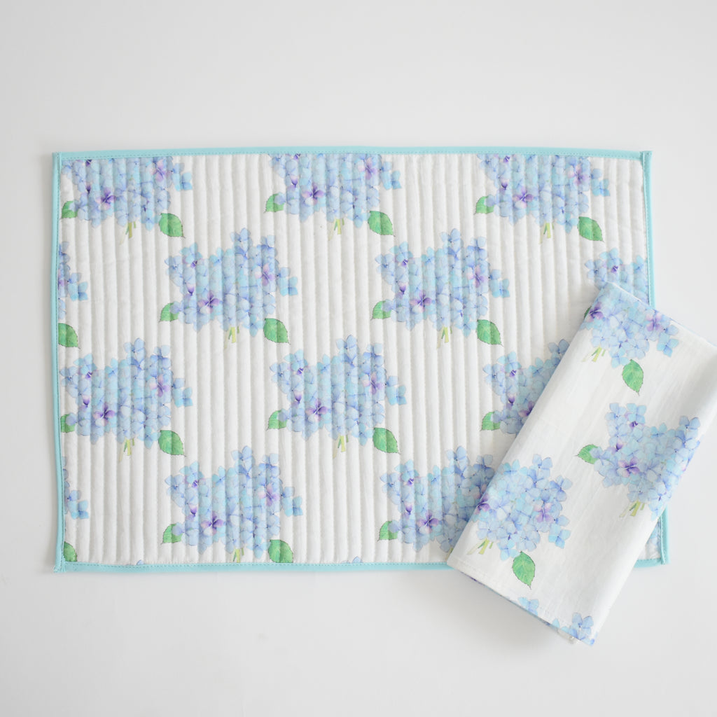 Hydrangea Placemats by Sara Fitz