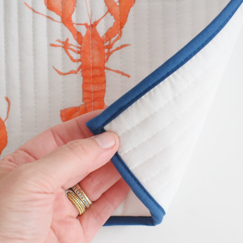 Lobster Placemats by Sara Fitz