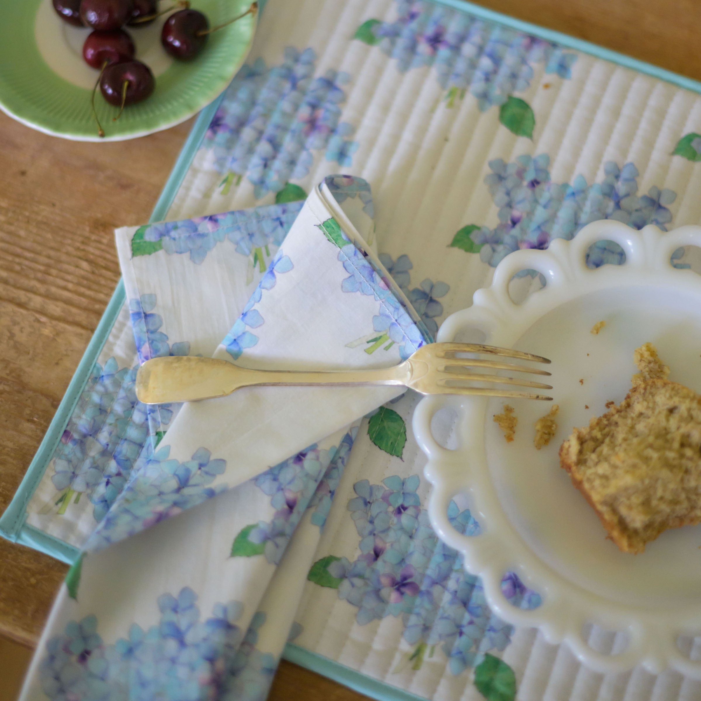 Hydrangea Placemats by Sara Fitz