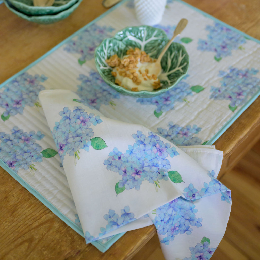 Hydrangea Napkins by Sara Fitz