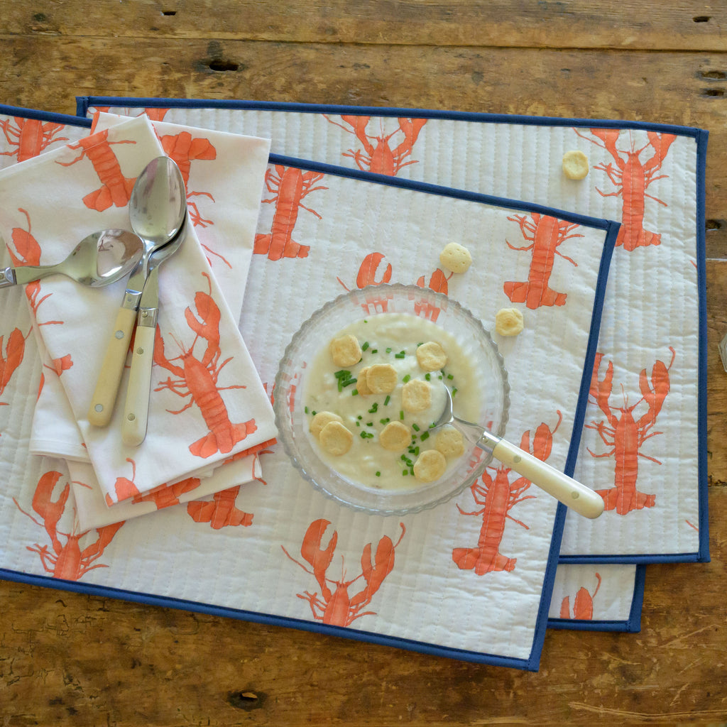 Lobster Napkins by Sara Fitz