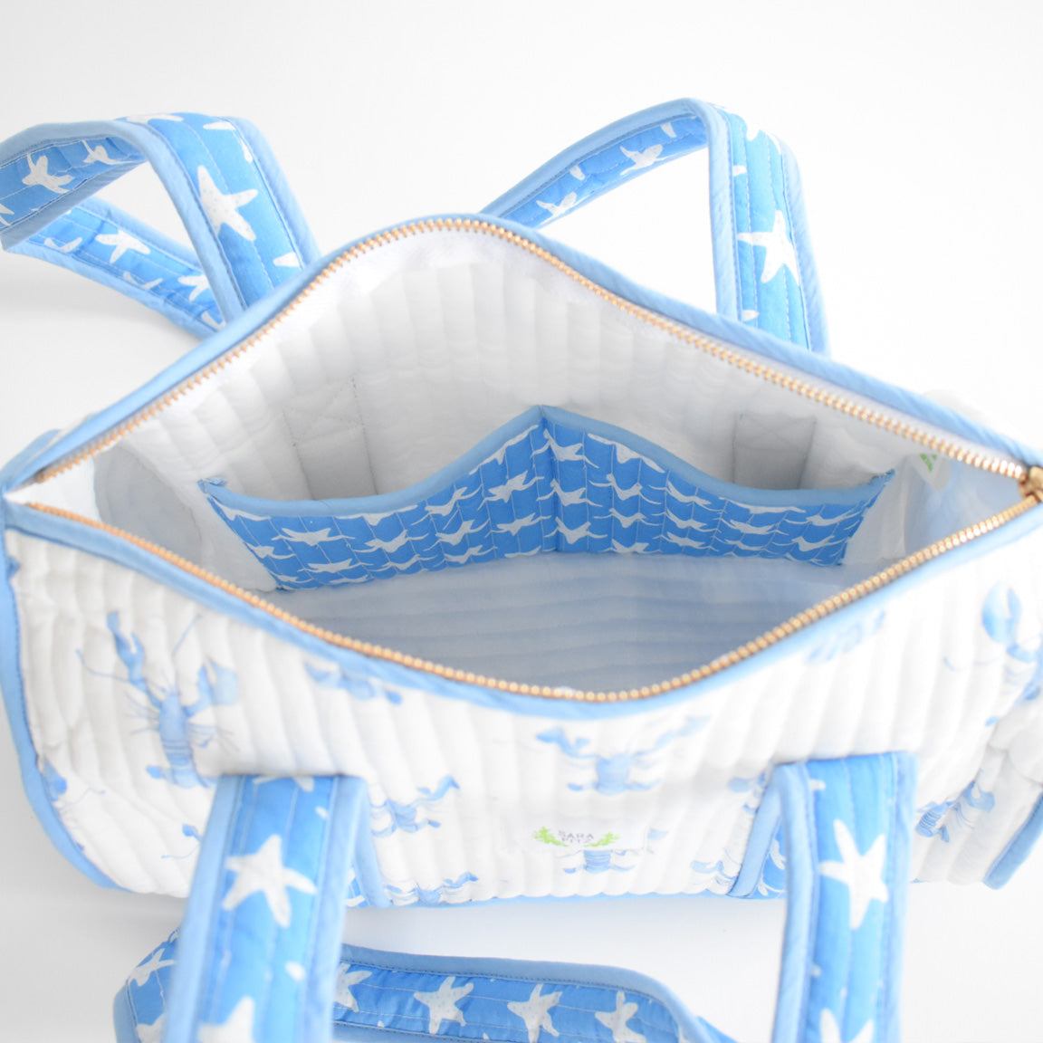 Purse, Blue Lobster by Sara Fitz