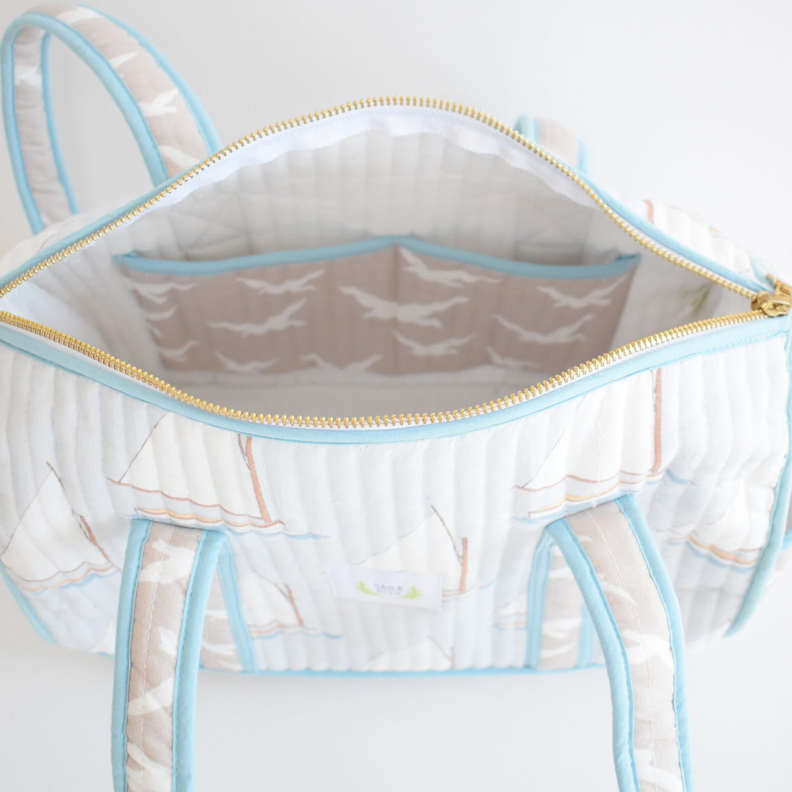 Purse, Sailboat by Sara Fitz