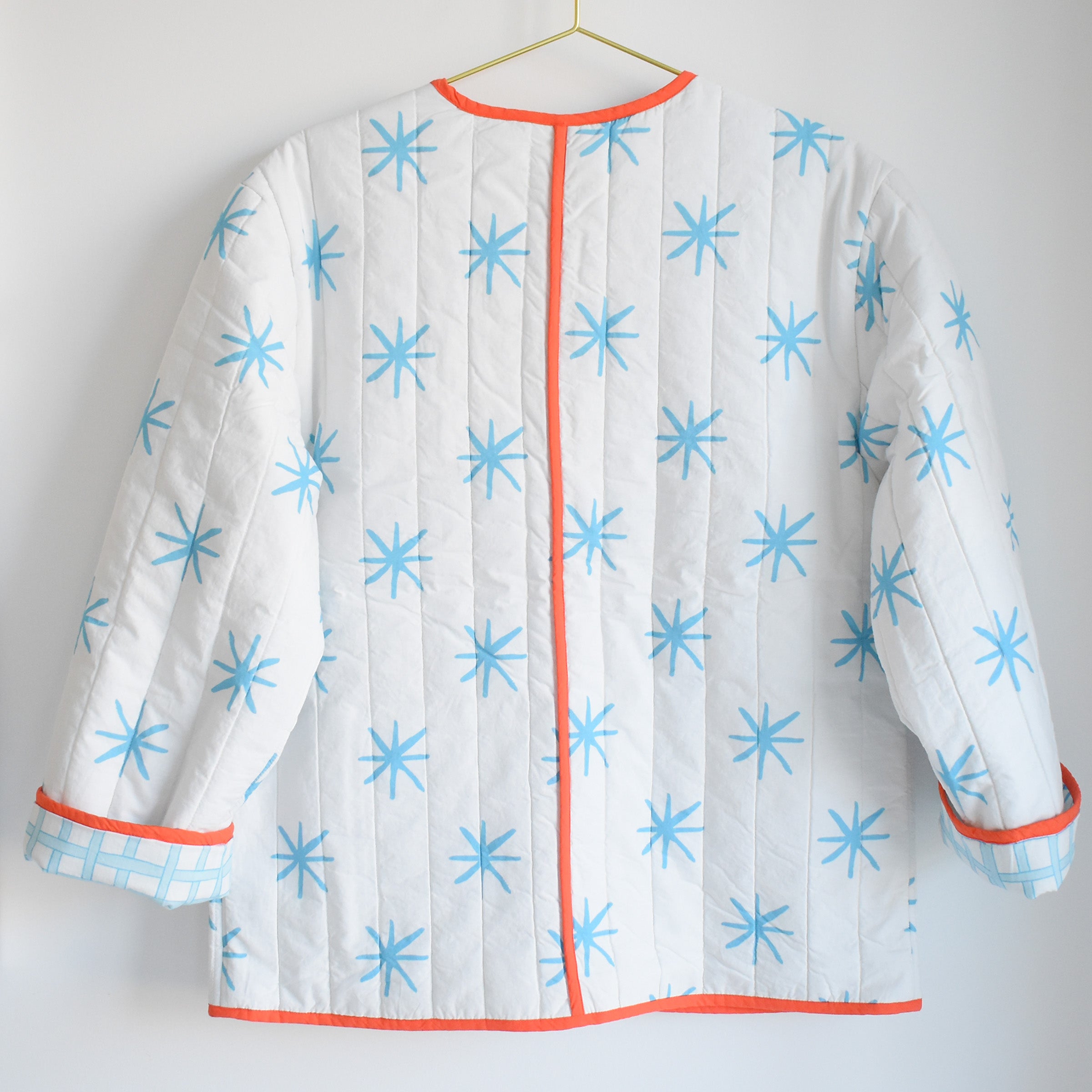Star Blue Quilted Jacket by Sara Fitz