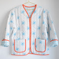 Star Blue Quilted Jacket by Sara Fitz