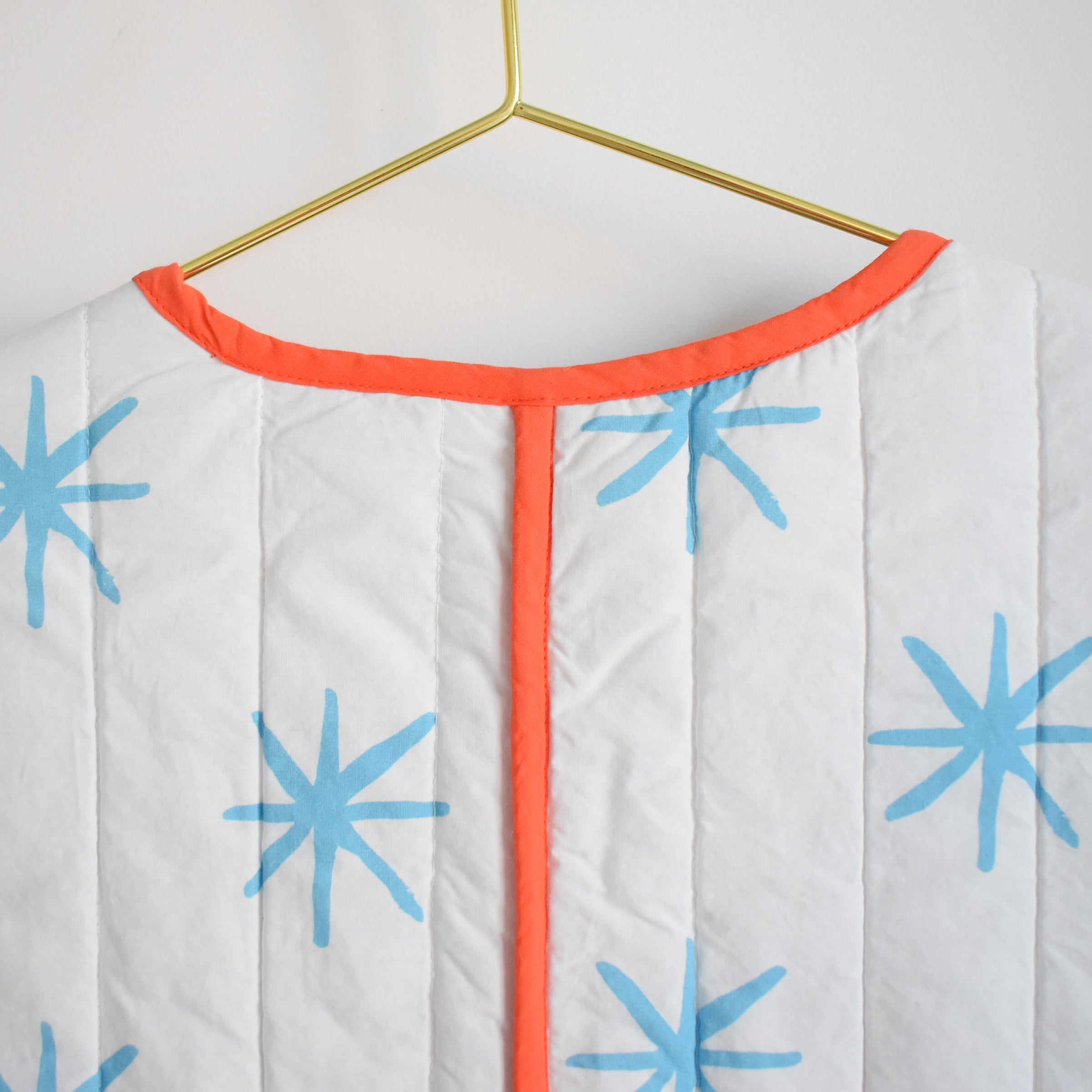 Star Blue Quilted Jacket by Sara Fitz