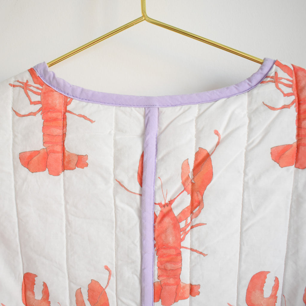 Lobster Quilted Jacket by Sara Fitz