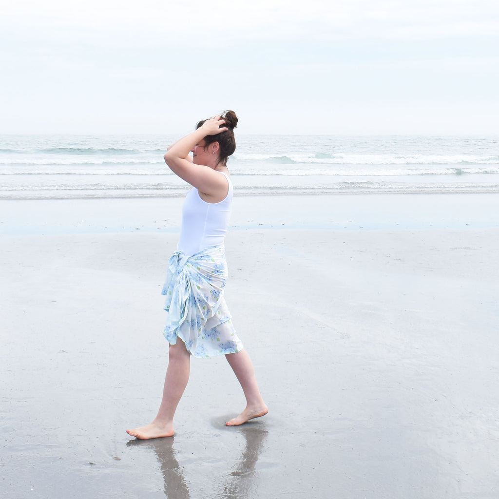 Sarong, Hydrangea by Sara Fitz