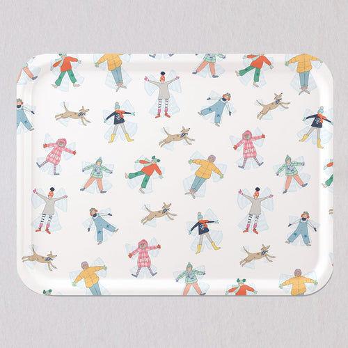 Large Snow Angel Tray by Sara Fitz