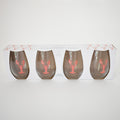 Stemless Wine Glasses, Lobster by Sara Fitz