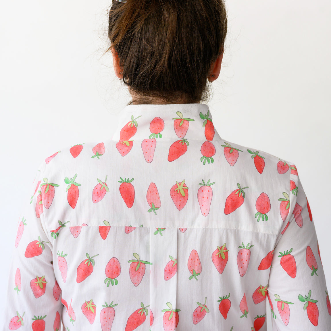 Classic Shirt Dress, Strawberry by Sara Fitz