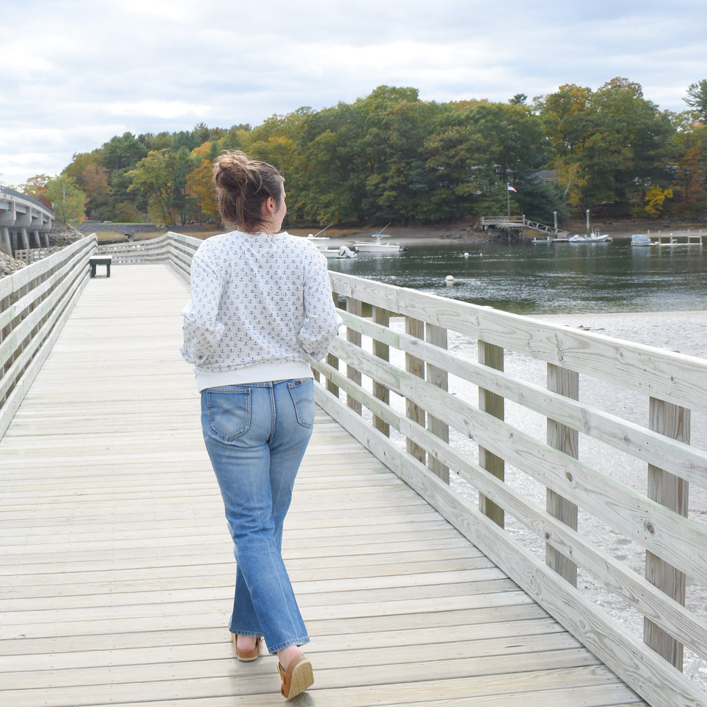 Anchor Sweatshirt by Sara Fitz