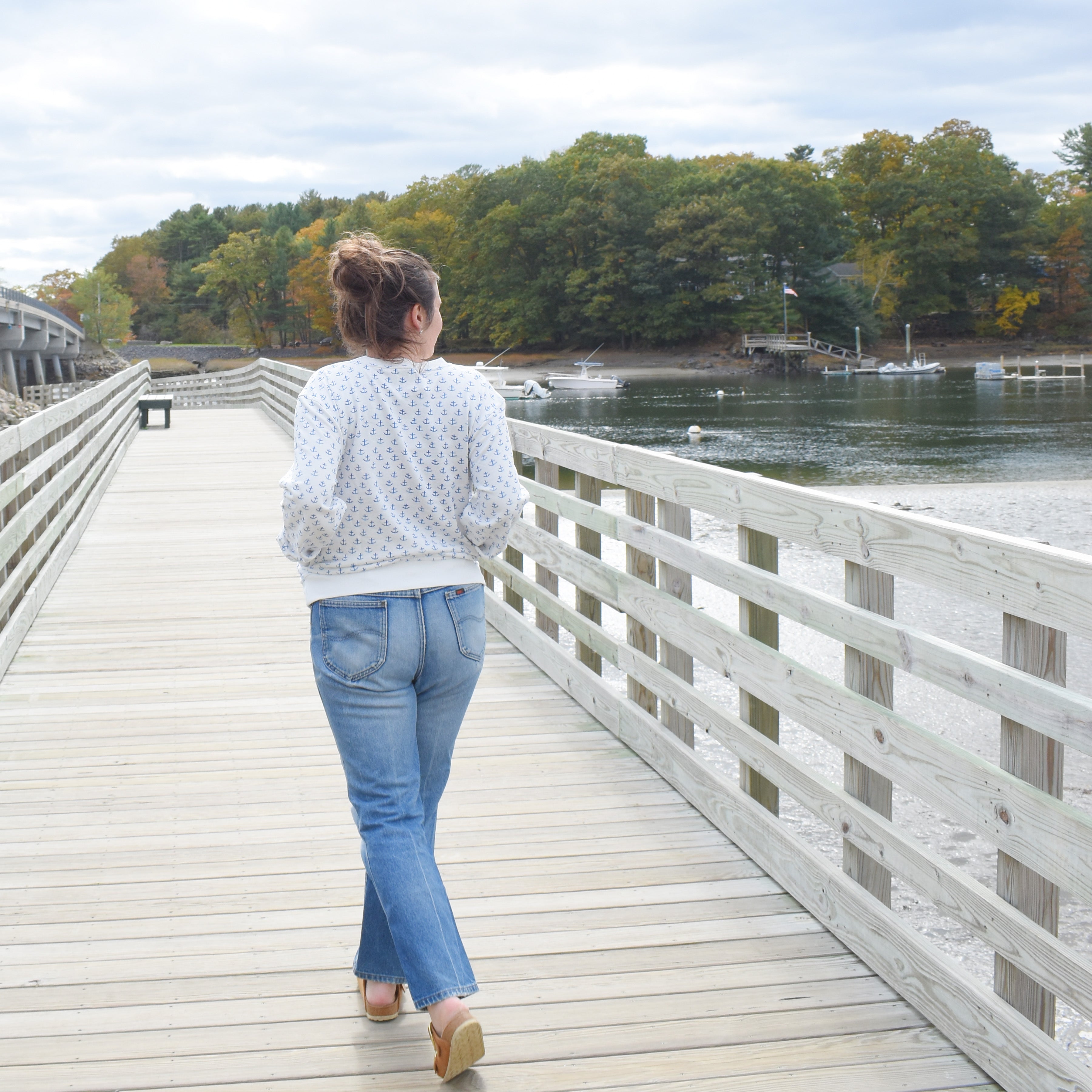Anchor Sweatshirt by Sara Fitz