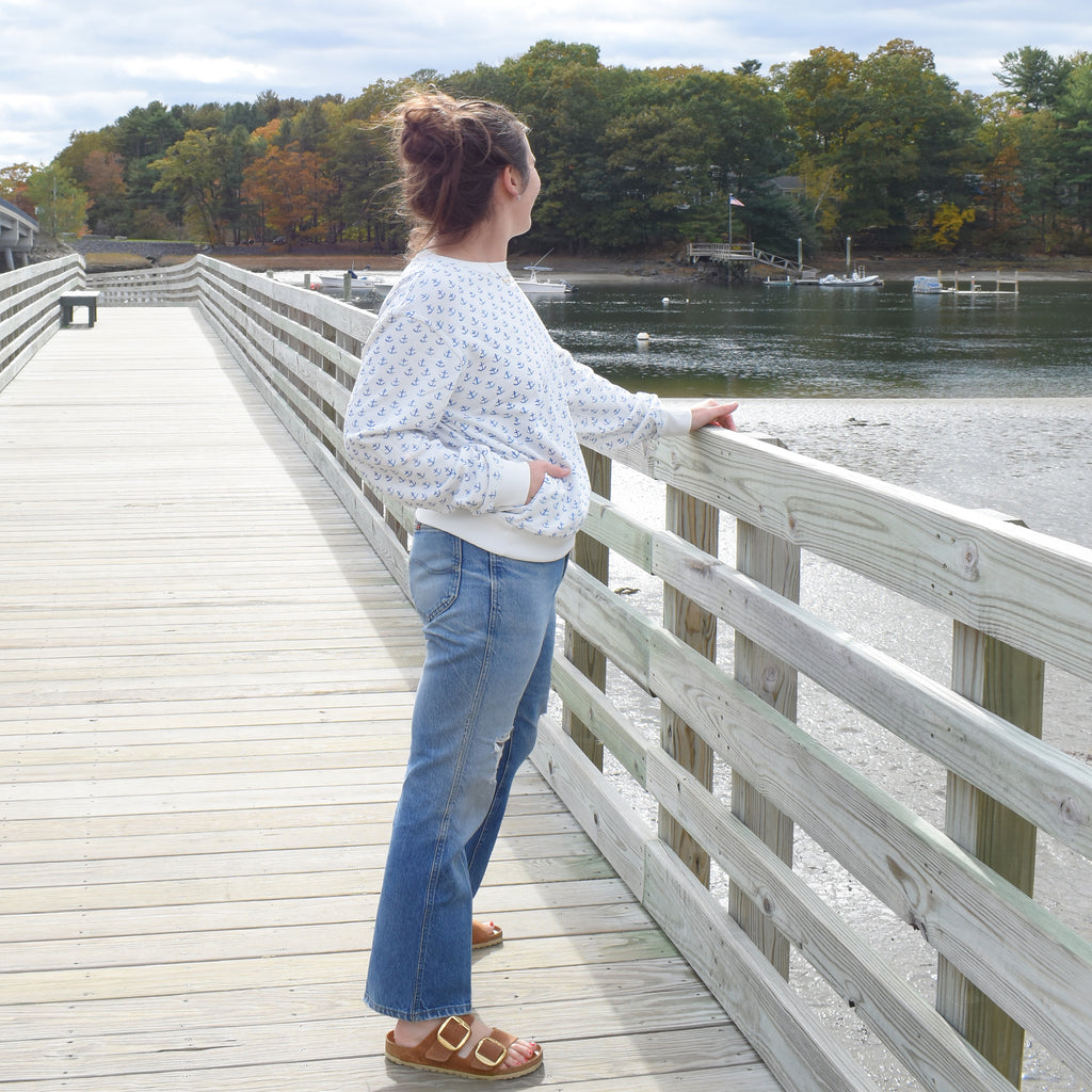 Anchor Sweatshirt by Sara Fitz