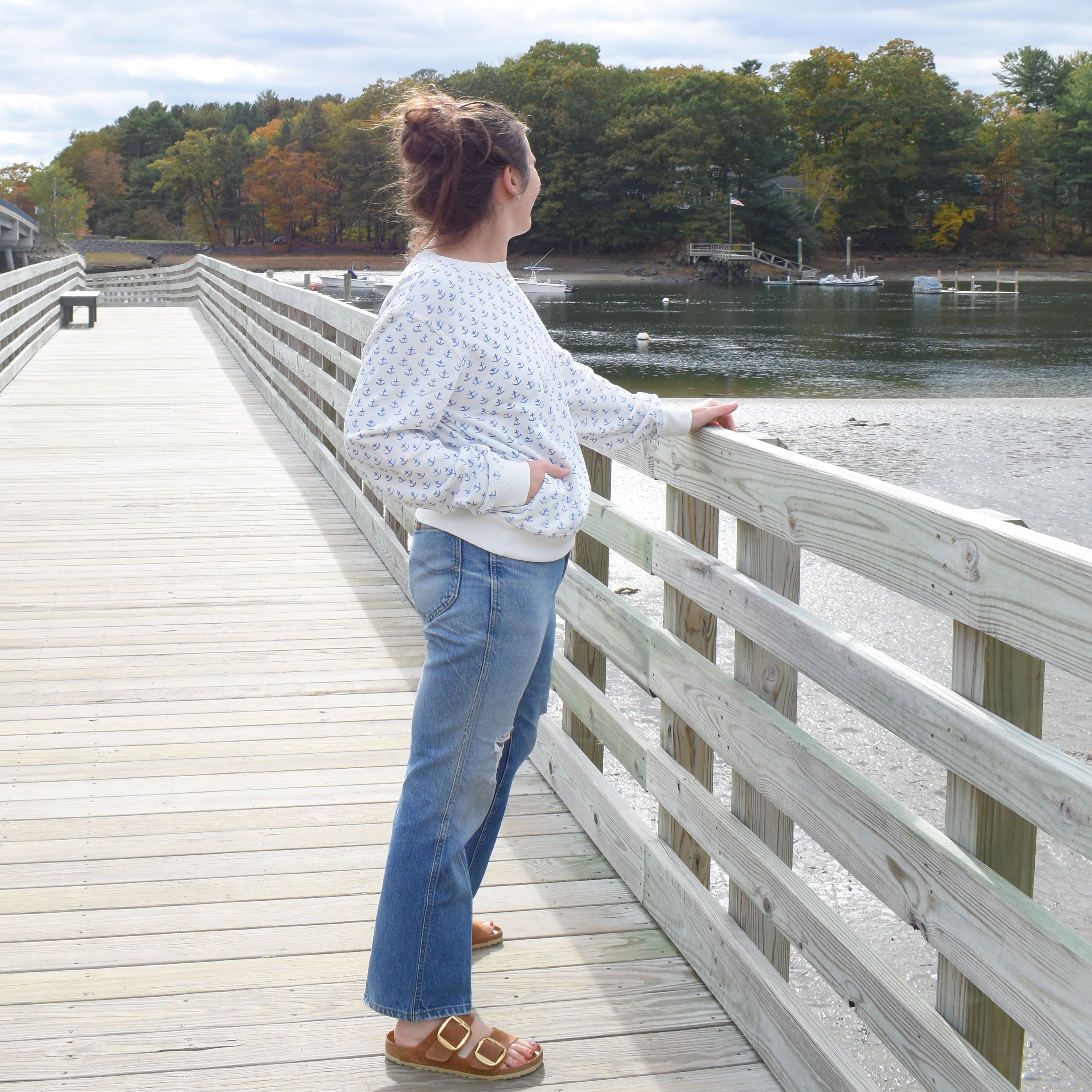 Anchor Sweatshirt by Sara Fitz