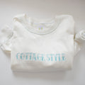 Embroidered Cottage Style Sweatshirt by Sara Fitz