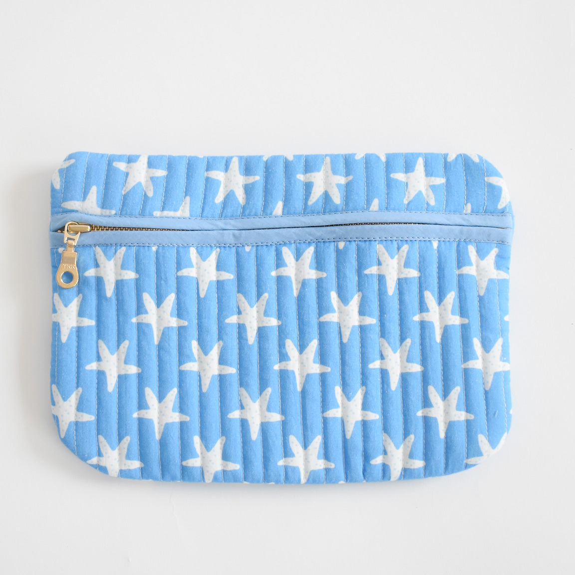 Expandable Tote, Blue Lobster by Sara Fitz