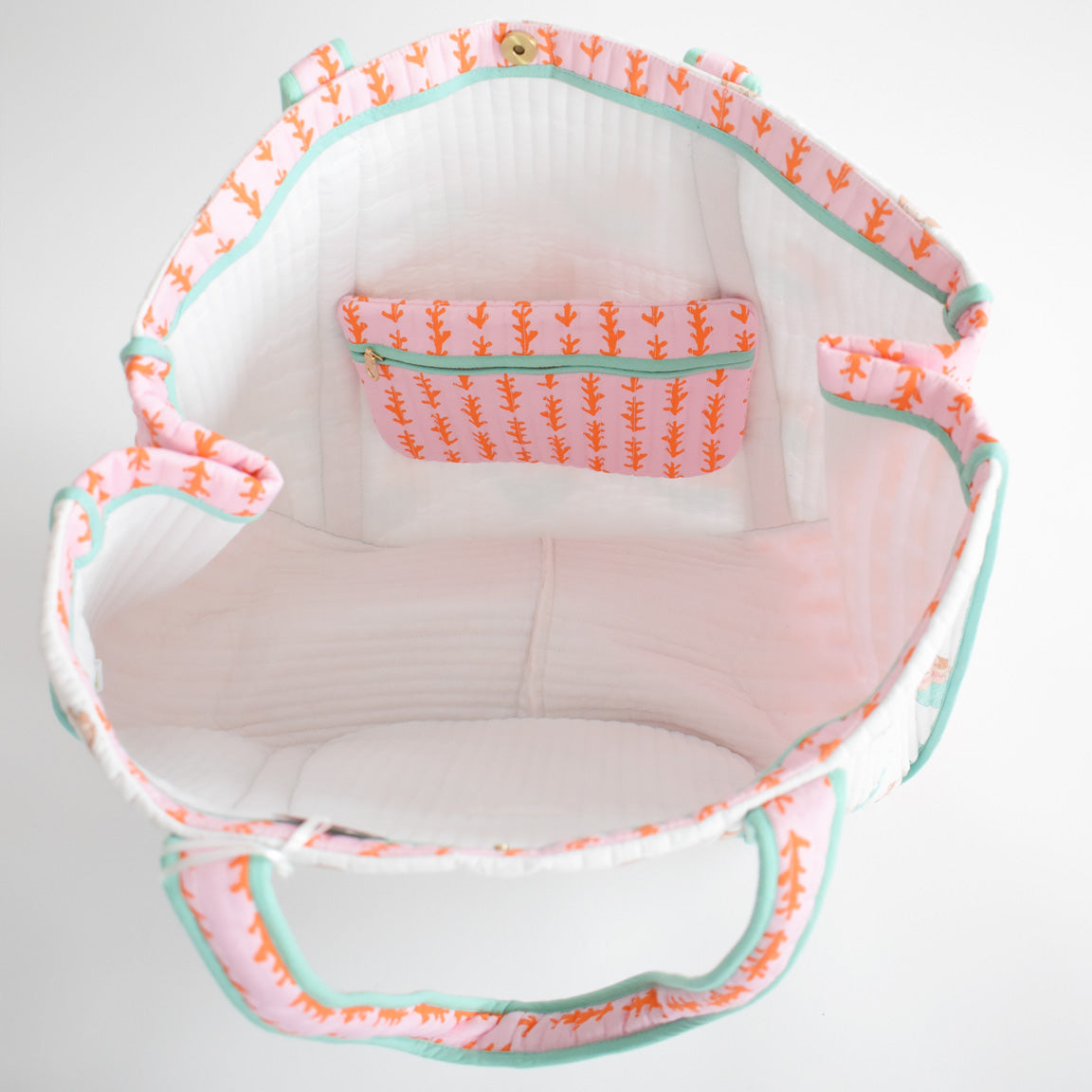 Expandable Tote, Mermaid by Sara Fitz