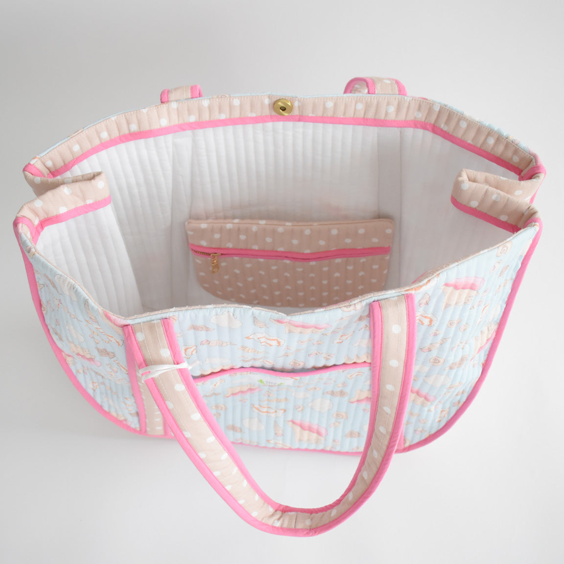 Expandable Tote, Shell by Sara Fitz