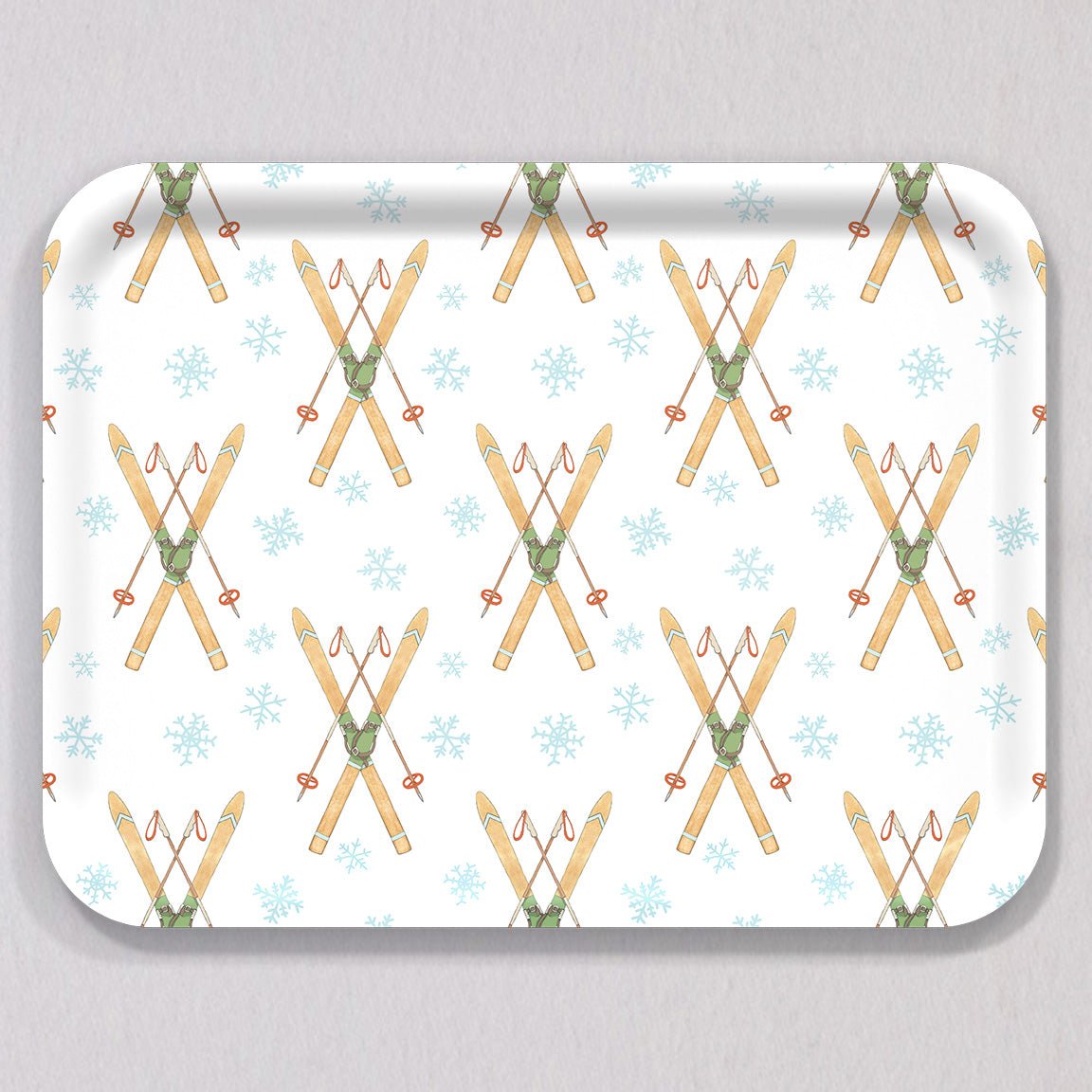 Large Skis Tray by Sara Fitz