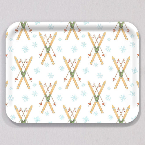 Large Skis Tray by Sara Fitz