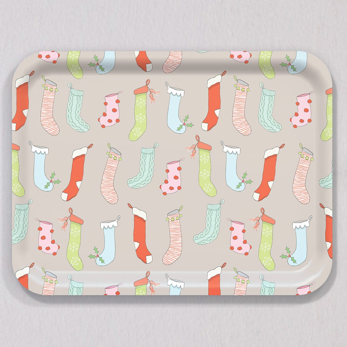 Large Stockings Tray by Sara Fitz