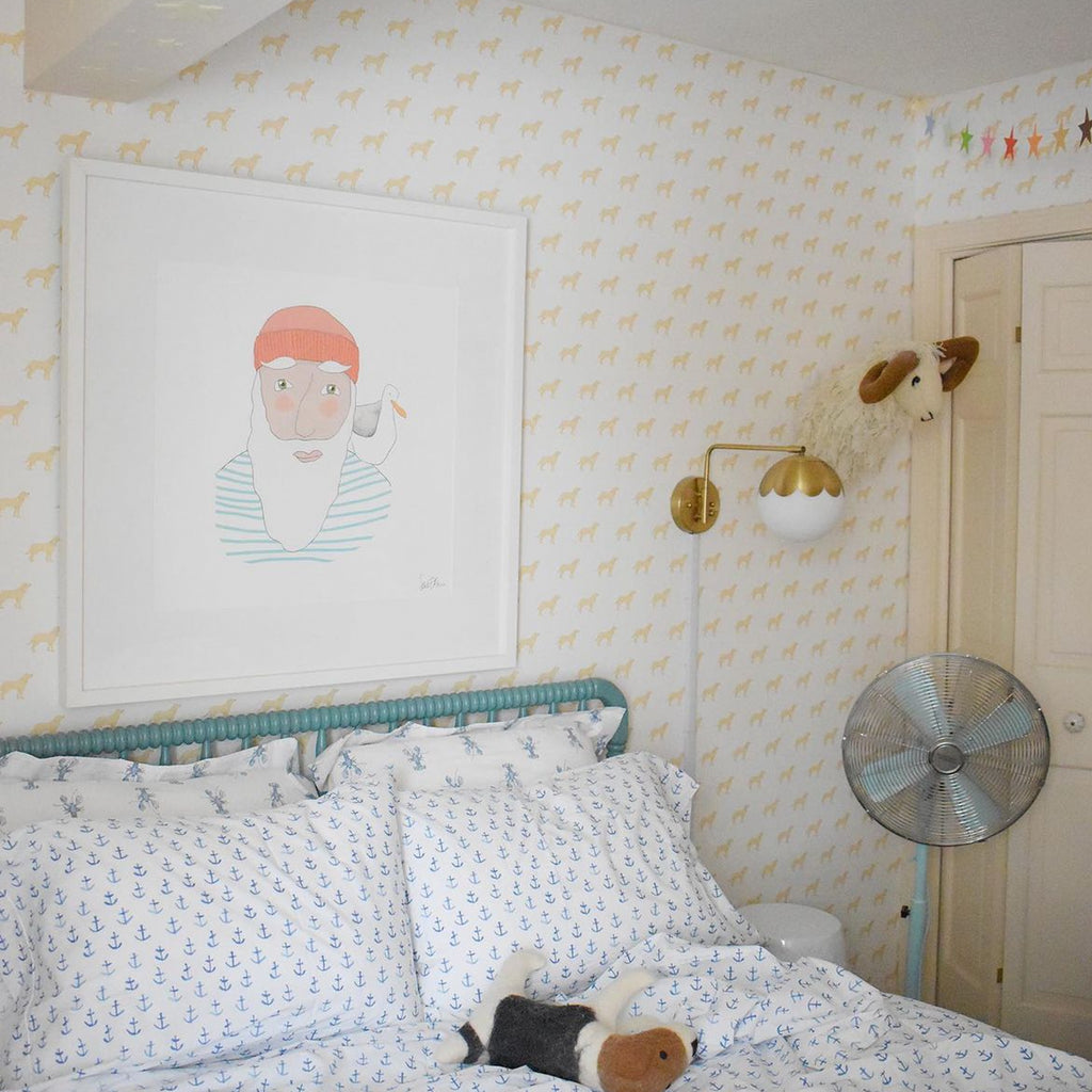 Golden Pup Wallpaper by Sara Fitz