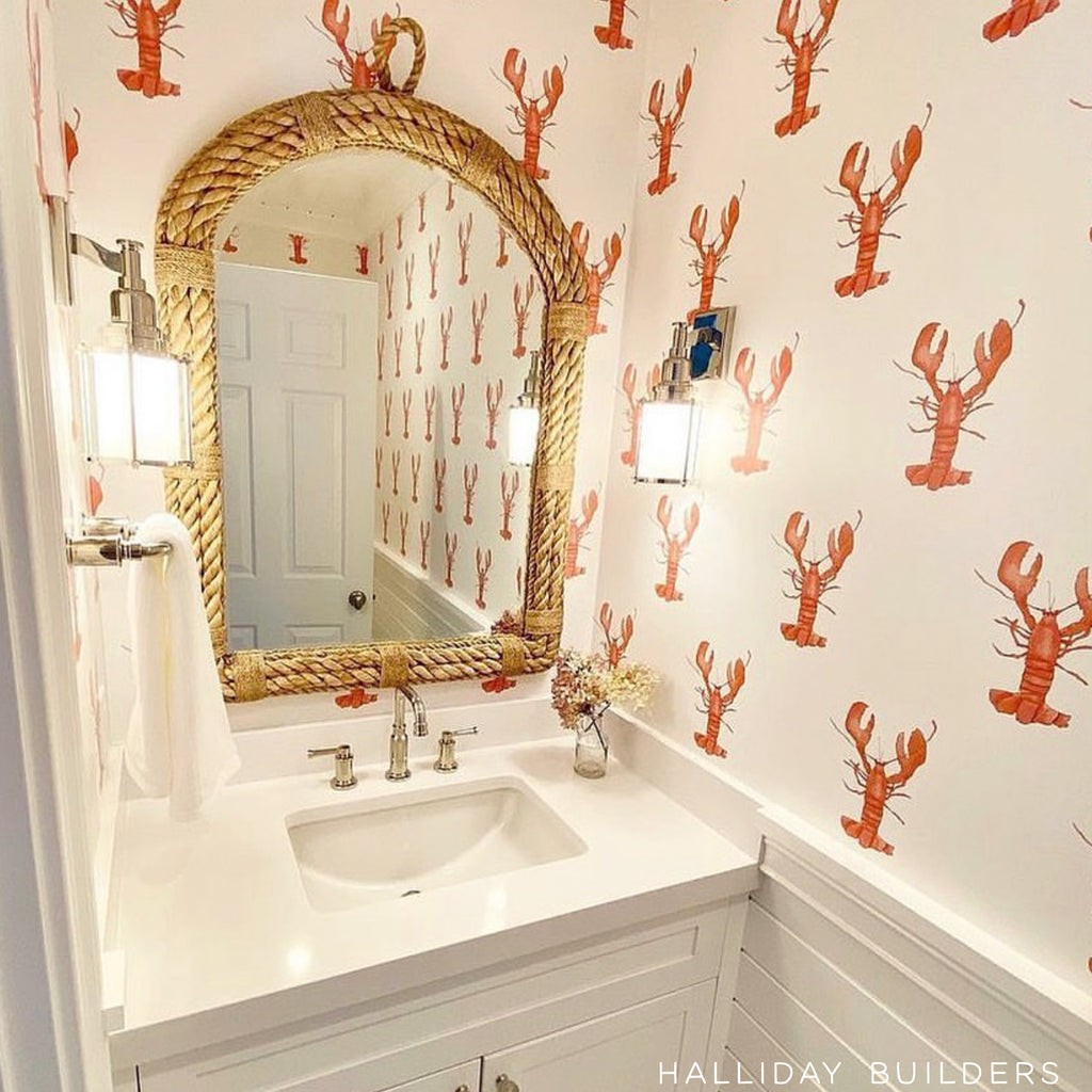 Lobster Wallpaper by Sara Fitz